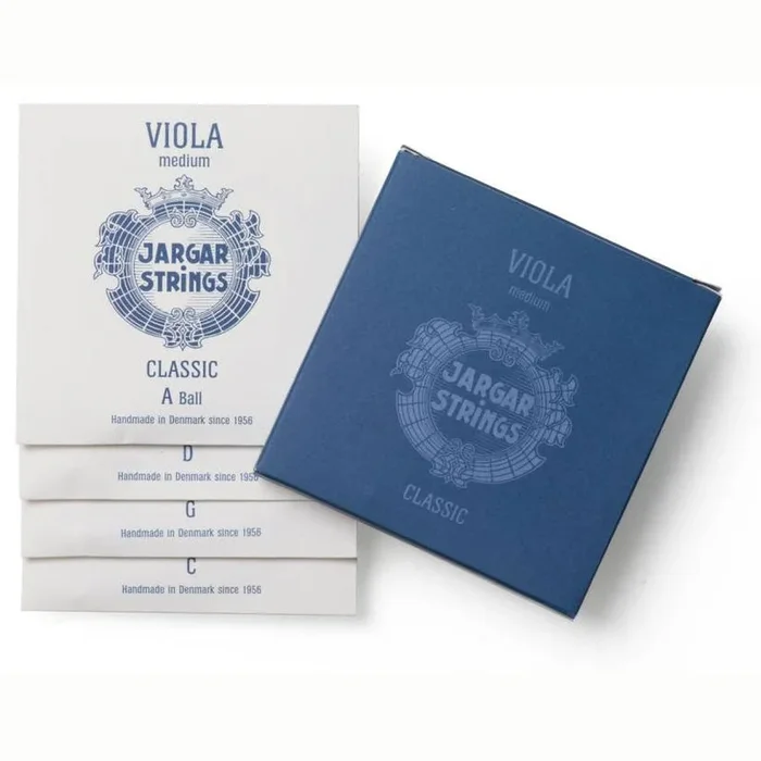 Jargar Viola String Set – 4/4 – Medium Gauge with Loop A