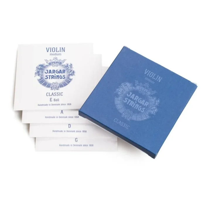 Jargar Violin String Set – 4/4 – Medium Gauge with Ball E