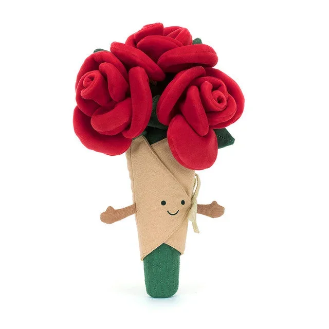 Jellycat amuseable rose bouquet