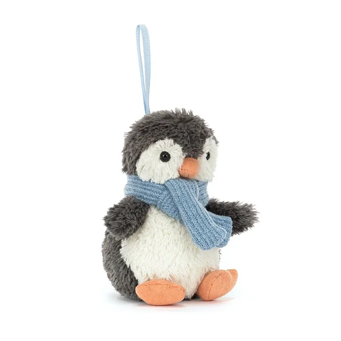 Jellycat peanut penguin ornament