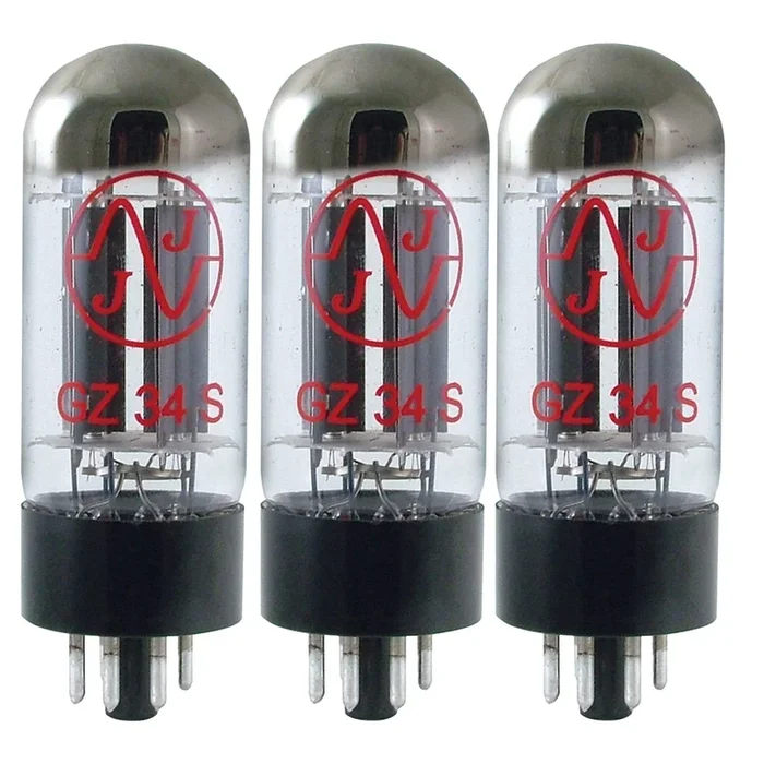 JJ 5AR4/GZ34 Rectifier Tube 3 Pack Bundle