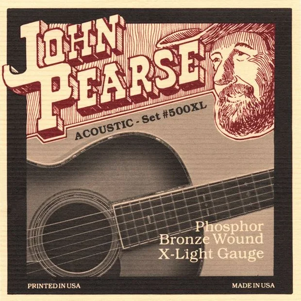 John Pearse 500XL Extra Light Phosphor Bronze Wound