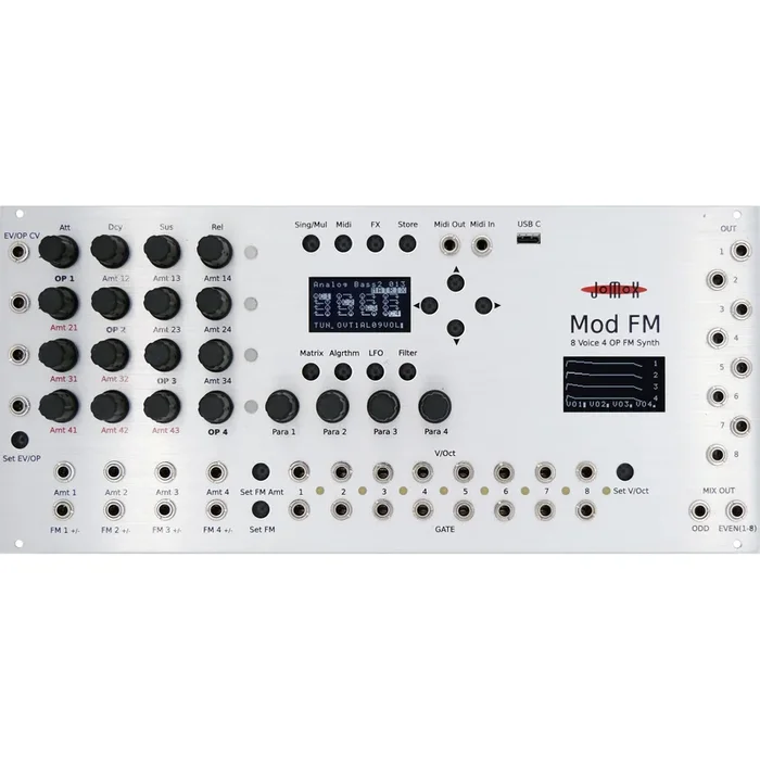 JoMoX Mod FM 8-Voice 4-Operator FM Synthesizer