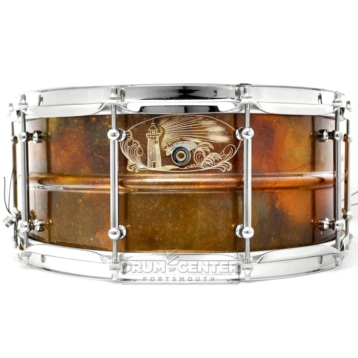 Joyful Noise Beacon Bronze Snare Drum 14×6.5 Engraved