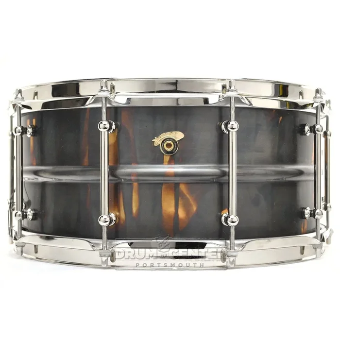 Joyful Noise TKO Brass Snare Drum 14×6.5 Tailpipe Patina