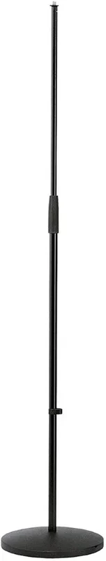 K&M 260/1 Round-base Microphone Stand – Black