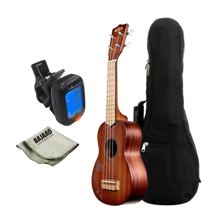 Kala KA-15S-H1 Soprano Standard Ukulele Bundle