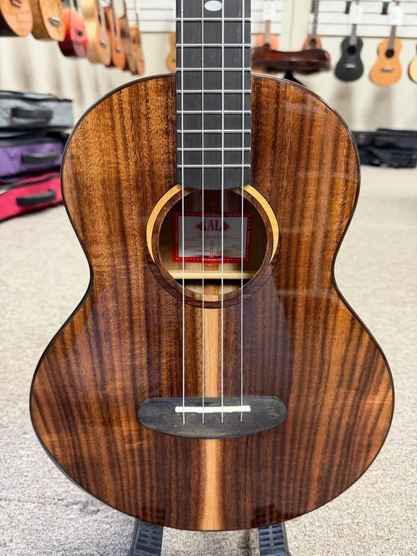 KALA KA-CT-SA-BG Solid Acacia Baritone Ukulele w/Case #1 – Contour Series