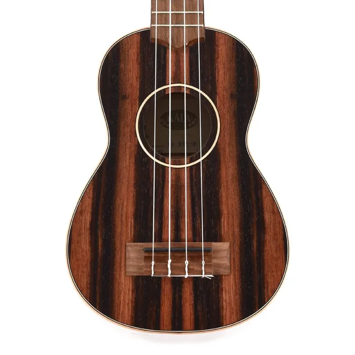 Kala KA-EBY-S Soprano Ukulele Satin Striped Ebony