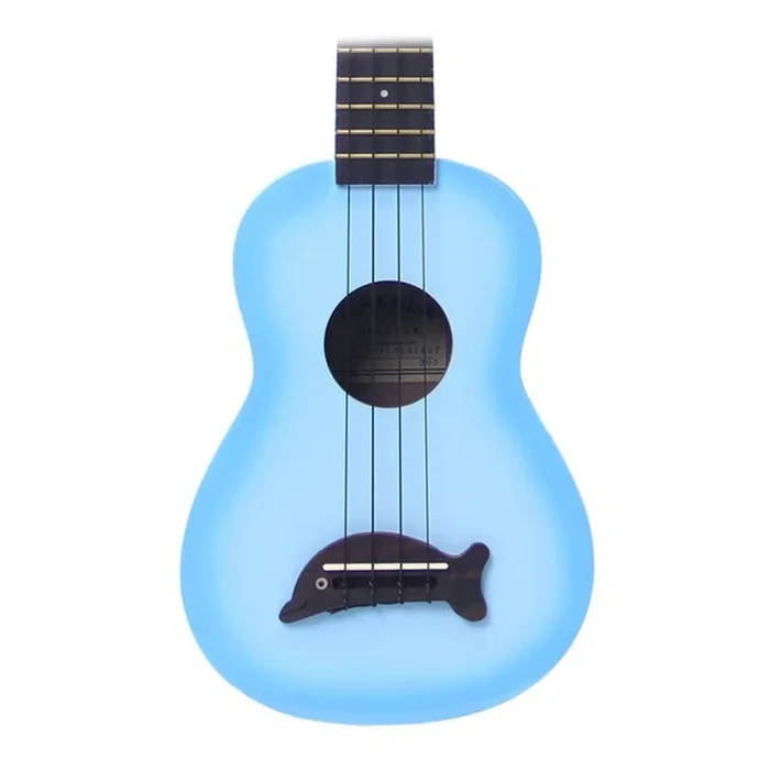 Kala Makala Mks Dolphin Bridge Soprano Ukulele Light Blue Burst