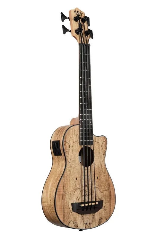 Kala Spalted Maple U-BASS UBASS-SP-MAPL-FS