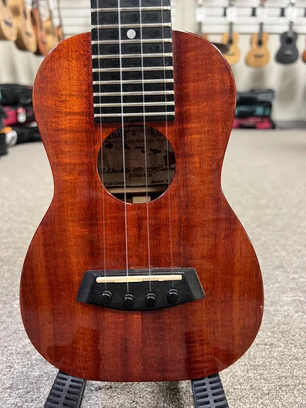 Kanile’a K1-S Solid Deluxe Koa Soprano Ukulele w/Case – Pre-Loved – Made in Hawaii
