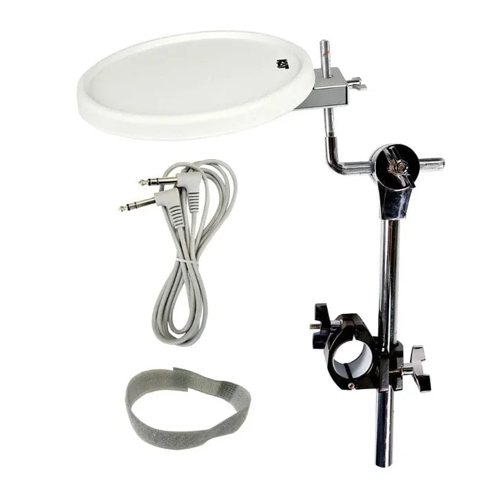 KAT Electronic Percussion 9″ Pad w/Tom Arm, Clamp, 8-foot Cable, & Velcro Tie