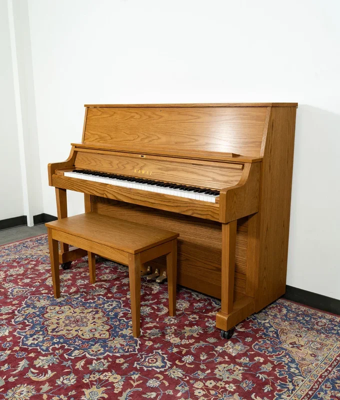 Kawai 46″ ST-1 Upright Piano | Satin Oak | SN: F163681 | Used