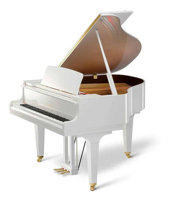 Kawai 5’0″ GL-10 Baby Grand Piano | Snow White Polish