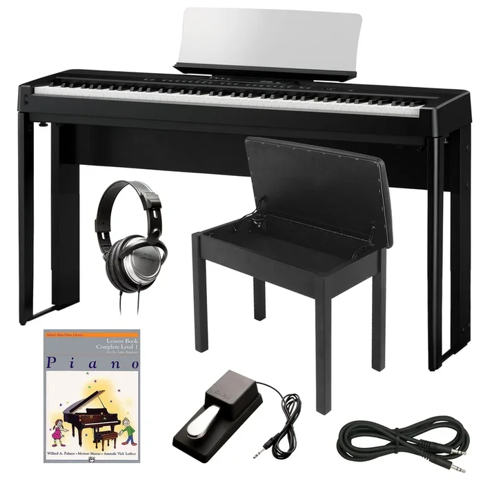 Kawai ES920 Portable Digital Piano – Black HOME ESSENTIALS BUNDLE