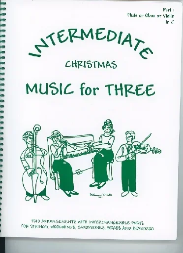 Kelley, Daniel: Music for Three Christmas, Intermediate (violin 1)