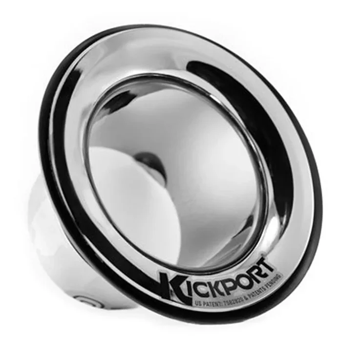 Kickport 2 Bass Drum Sonic Enhancement Port Insert Chrome
