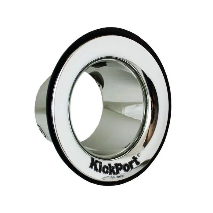 Kickport Sonic Enhancement Bass Drum Port Insert Chrome
