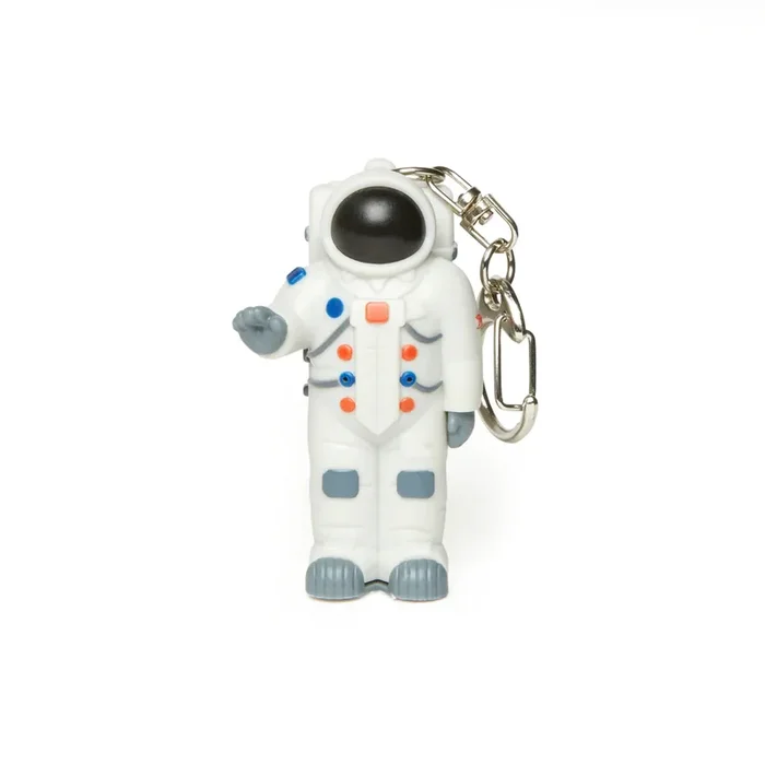 Kikkerland astronaut LED keychain