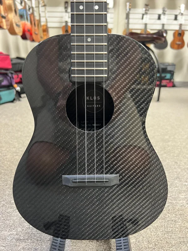 Klos Full Carbon Fiber Tenor Ukulele w/Case – Travel Uke
