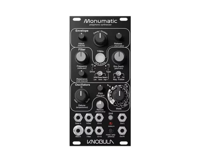 Knobula Monumatic 8 Voice Polyphonic Synth Voice – Dark Mode –