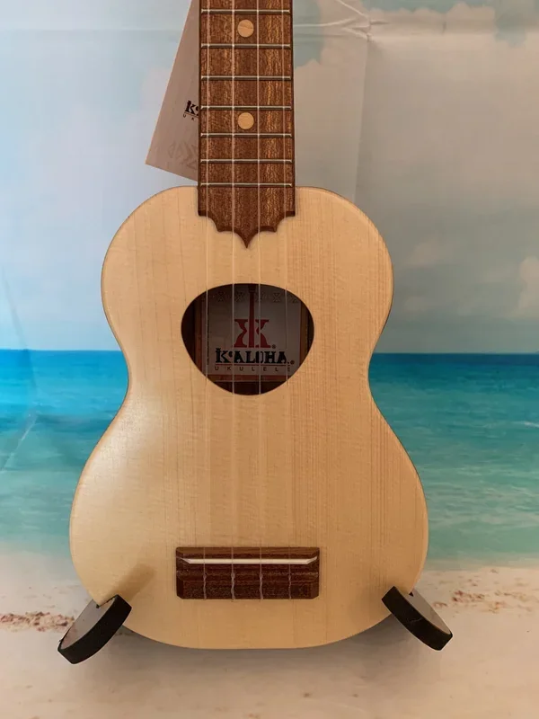 KoAloha KSO-10S Opio Soprano Ukulele – Solid Acacia/Solid Spruce Top – KSO-10S w/Case