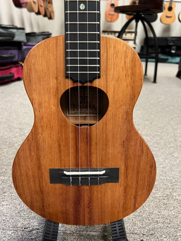 KoAloha KTM-10 Solid Koa Pikake Tenor Ukulele w/Case #3 – Made In Hawaii – Satin Finish