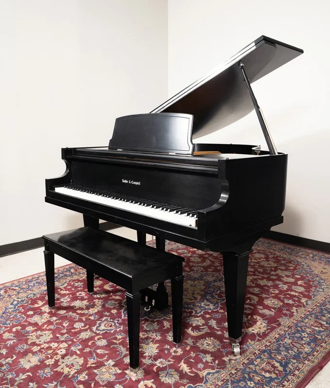 Kohler & Campbell Grand Piano w/ QRS Player System| Satin Ebony | SN: 60650 | Used