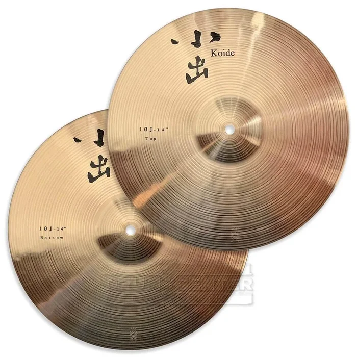 Koide 10J Traditional Hi Hat Cymbals 14″ 814/1114 grams