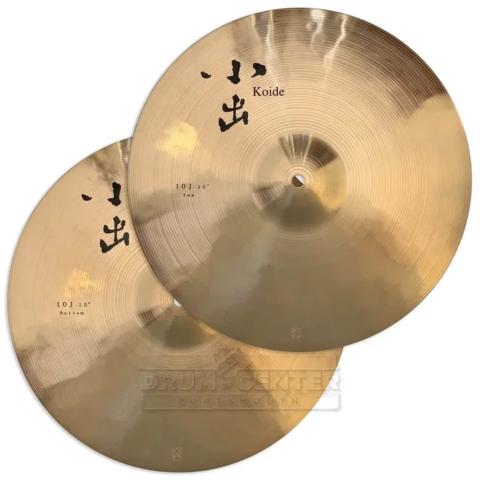 Koide 10J Traditional Hi Hat Cymbals 15″ 990/1190 grams