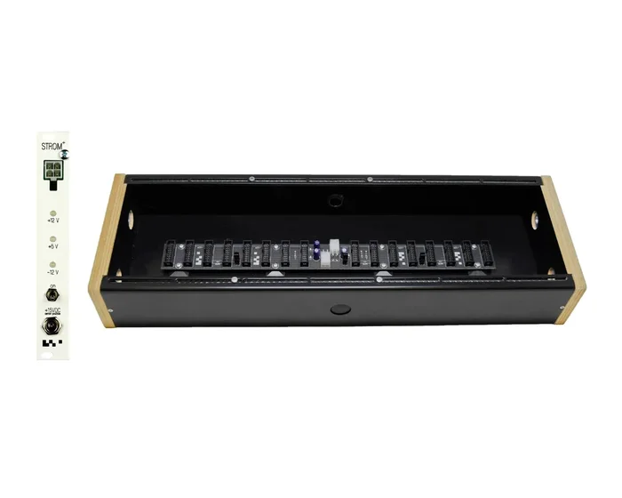 KOMA Elektronik Case 3U 84HP – Black (Powered)