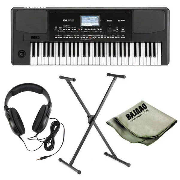 Korg PA300 Professional Arranger Keyboard Deluxe Bundle