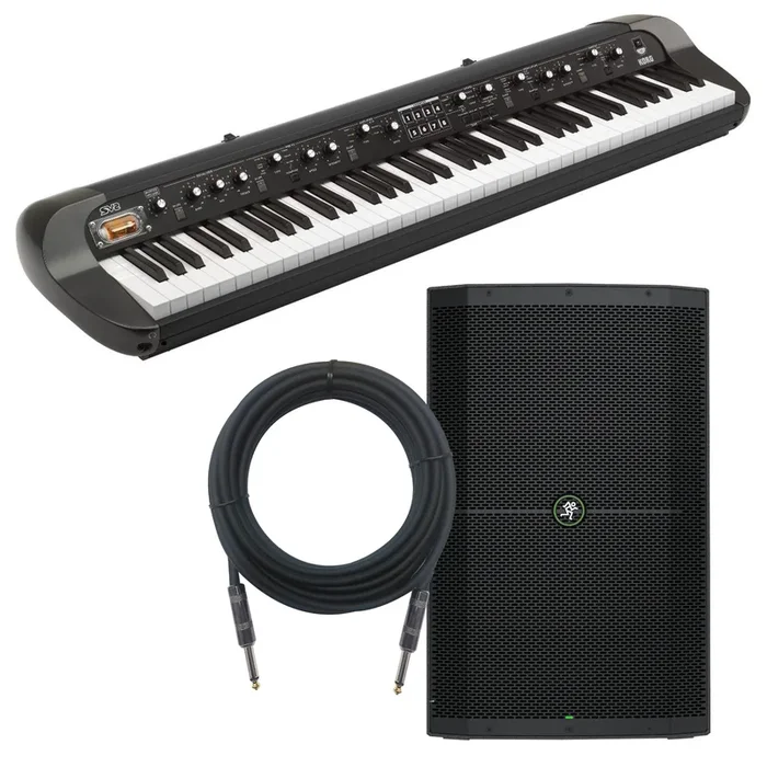 Korg SV-2 73 Stage Vintage Piano – Black MONITOR KIT