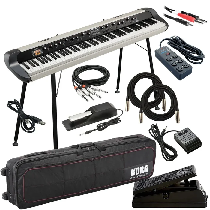 Korg SV-2S 88 Stage Vintage Piano – Vintage Creme STAGE RIG