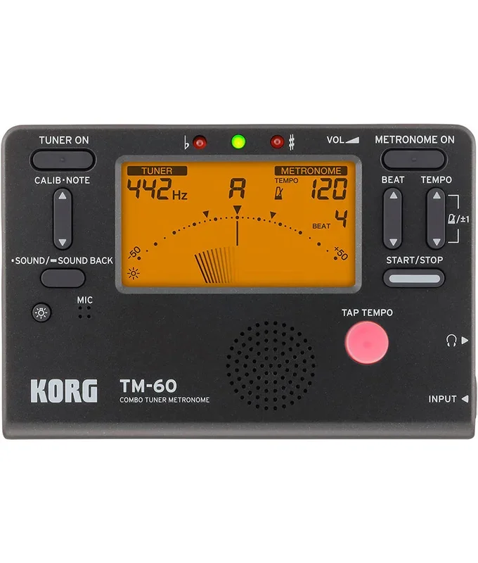 Korg TM-60 Combo Tuner Metronome – Black