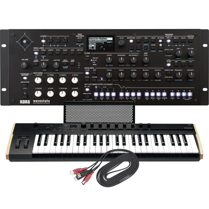 Korg Wavestate Module Wave Sequencing Synthesizer CONTROLLER RIG