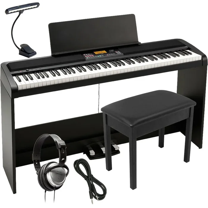 Korg XE20SP Home Digital Ensemble Piano COMPLETE HOME BUNDLE
