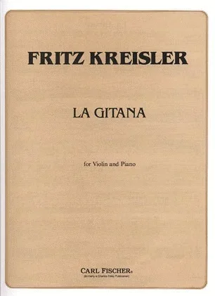 Kreisler, Fritz: La Gitana (violin & piano)