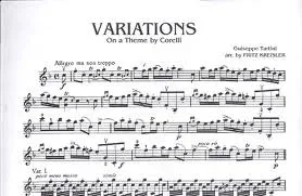 Kreisler, Fritz: Variations on a theme by Corelli (violin & piano)