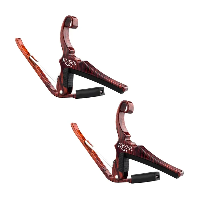 Kyser Rosewood Quick-Change Capo 2 Pack Bundle