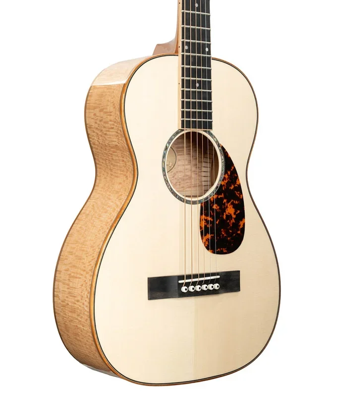 Larrivee P-09 Moon Spruce/Silver Oak Parlor Acoustic Guitar – Koa Binding & Vine Headstock | New