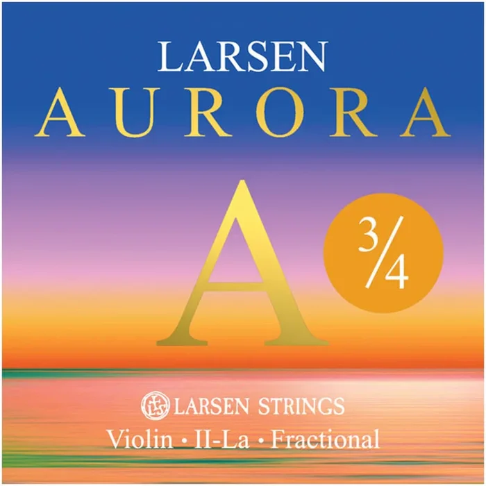 Larsen Aurora, Violin A String, (Synthetic/Aluminum), 3/4, Medium