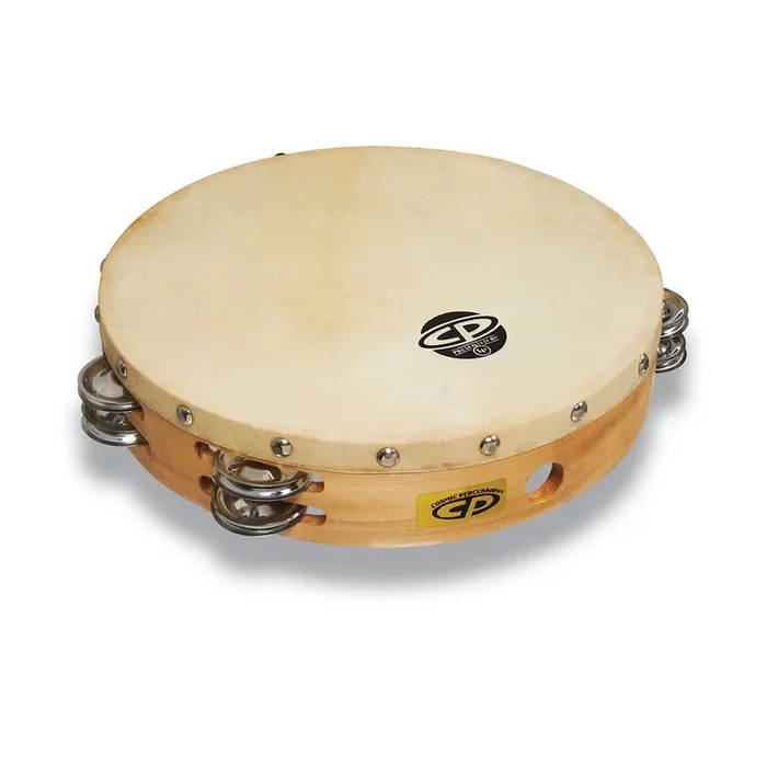 Latin Percussion CP 10″ Double Row Headed Tambourine