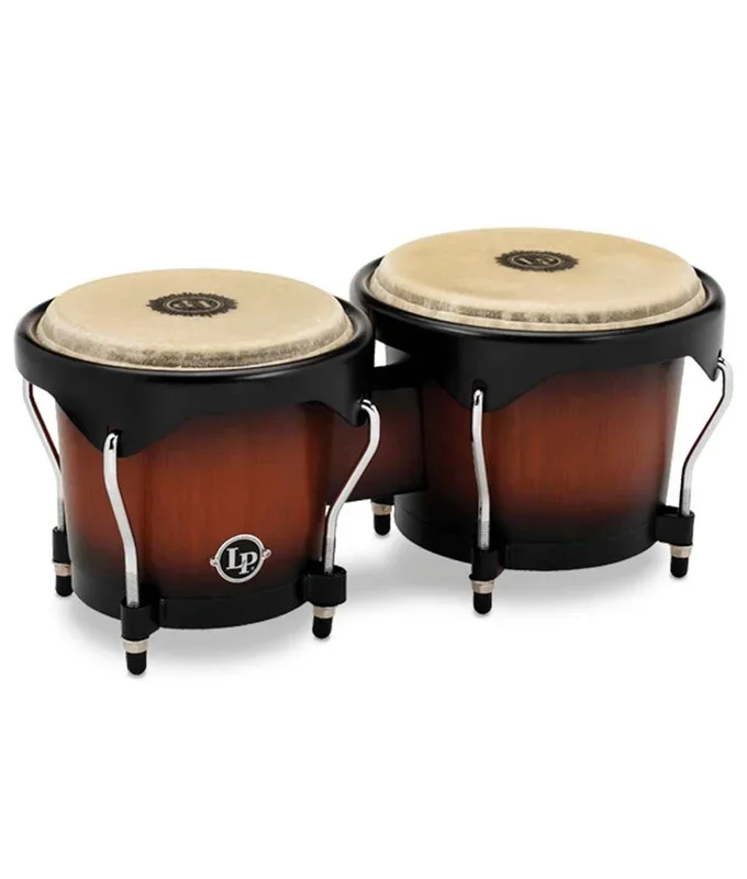 Latin Percussion LP601NY City Series Wood Bongos – Vintage Sunburst