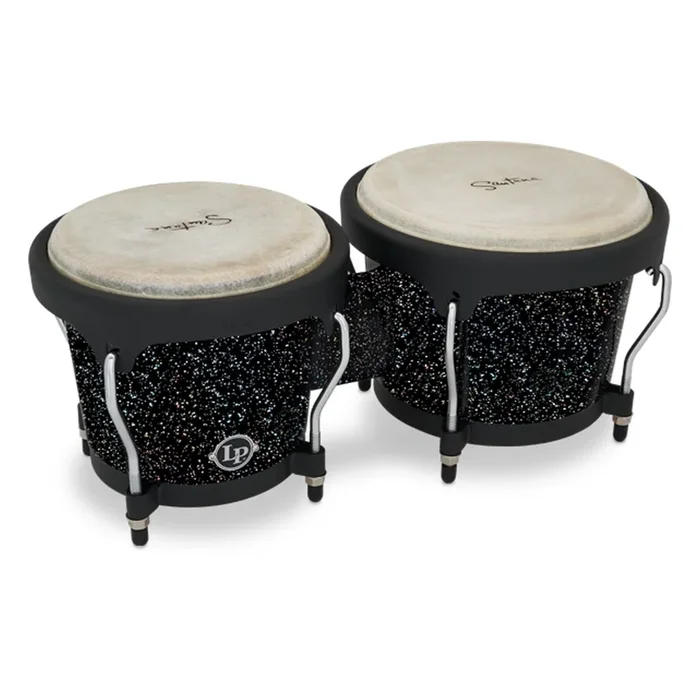 Latin Percussion LPA601 Santana Aspire Bongo Set – Black Magic