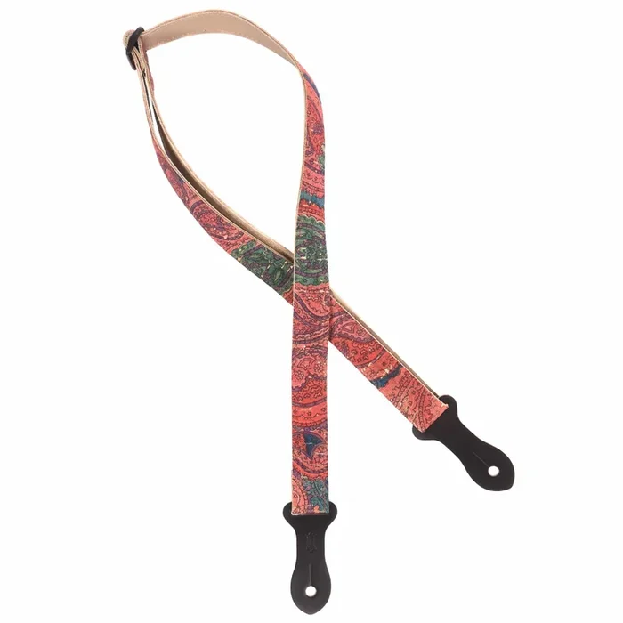 Levy’s Folk Instrument Series 1″ Wide Cork Mandolin Ukulele Strap Paisley