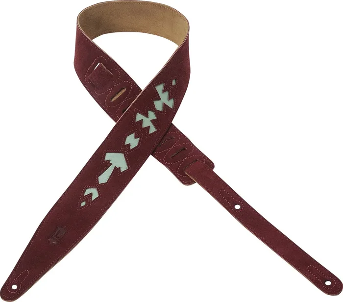 Levy’s Jax Series 2 1/2″ Designer Suede Strap MS317JAX-BRG