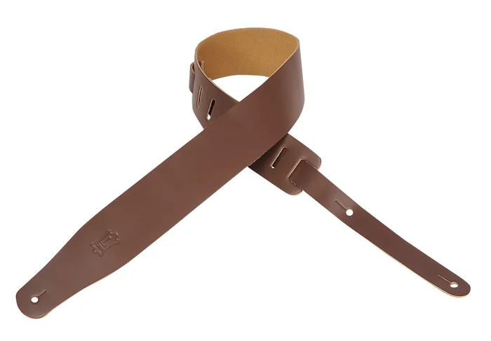 Levy’s Leathers 2½” Leather Guitar Strap M26-BRN