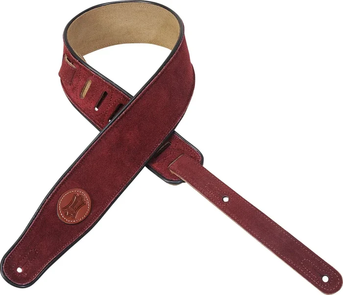 Levy’s Leathers 2½” Signature Series Suede Guitar Strap MSS3-BRG
